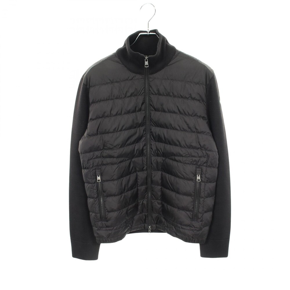Moncler Cardigan Knit Panel Down Jacket #340186M10B